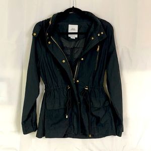 Black utility jacket super cute
